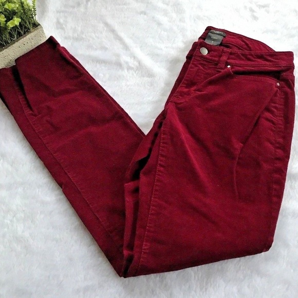Ann Taylor Pants - Ann Taylor Red Corduroy Pants Curvy Size 2